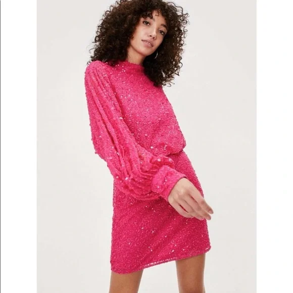 Nasty Gal | Dresses | Nwt Pink Sequin Dress | Poshmark Nasty Gal | Dresses | Nwt Pink Sequin Dress | Poshmark